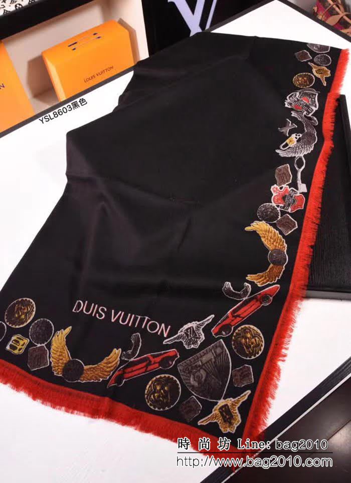 路易威登LV限量系列 羊絨紗線圍巾 YSL8603 LLWJ6386
